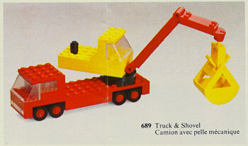 LEGO 689 Truck & Shovel