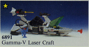LEGO 6891 Gamma V Laser Craft