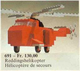 LEGO 691 Rescue Helicopter