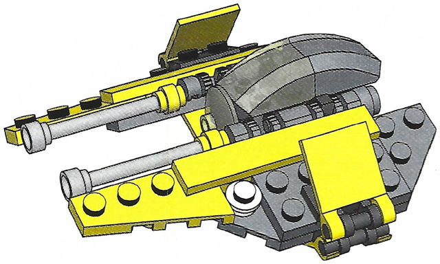 LEGO 6966 Jedi Starfighter - Mini polybag