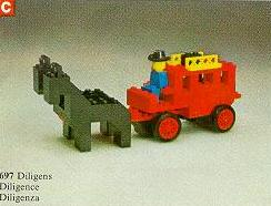LEGO 697 Stagecoach