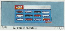 LEGO 698-2 1:87 12 Cars
