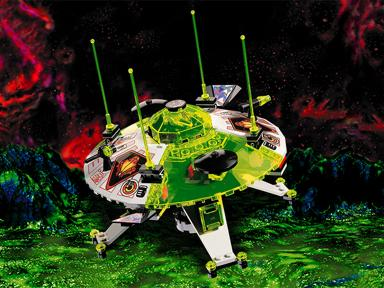 LEGO 6999 Cyber Saucer with Promotional Mask