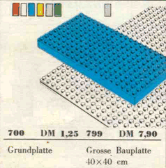 LEGO 700 10 x 20 Brickplate