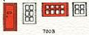 LEGO 700.B Early LEGO Windows/Doors (without Glass)
