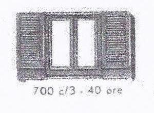 LEGO 700.C.3 Individual 1 x 6 x 3 Shutter Window (with glass)