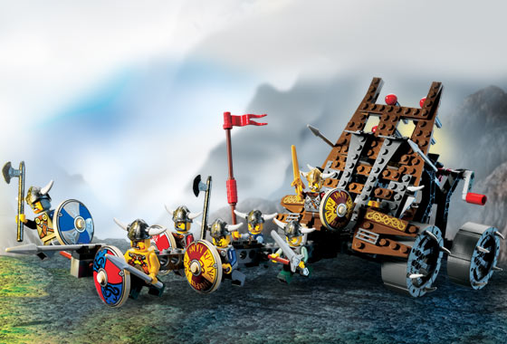 LEGO 7020 Army of Vikings with Heavy Artillery Wagon