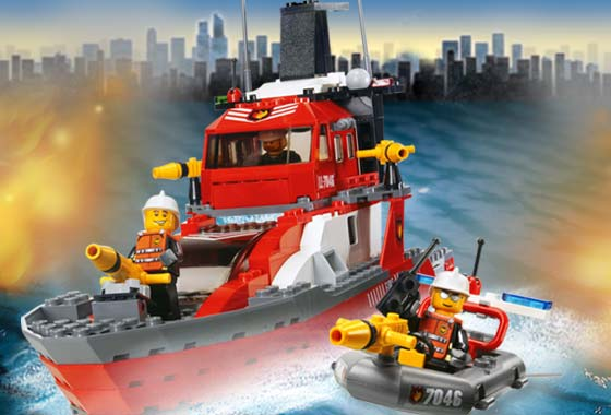 LEGO 7046 Fire Command Craft