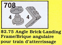 LEGO 708-3 Angle Brick / Landing Frame