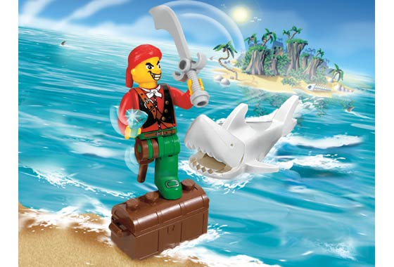 LEGO 7082 Cannonball Jimmy and Shark