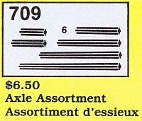 LEGO 709-2 Axle Assortment