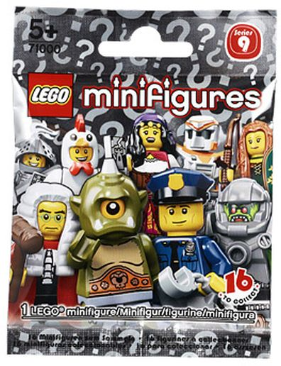 LEGO 71000 Minifigure, Series 9 (Complete Random Set of 1 Minifigure)