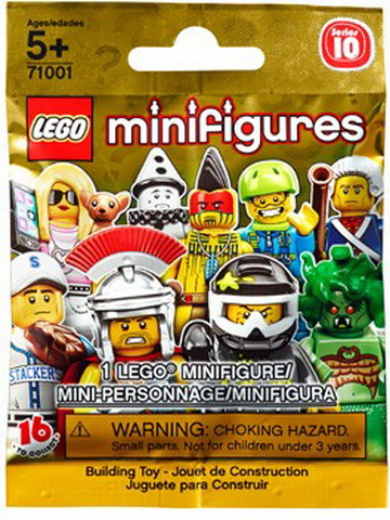 LEGO 71001 Minifigure, Series 10 (Complete Random Set of 1 Minifigure)