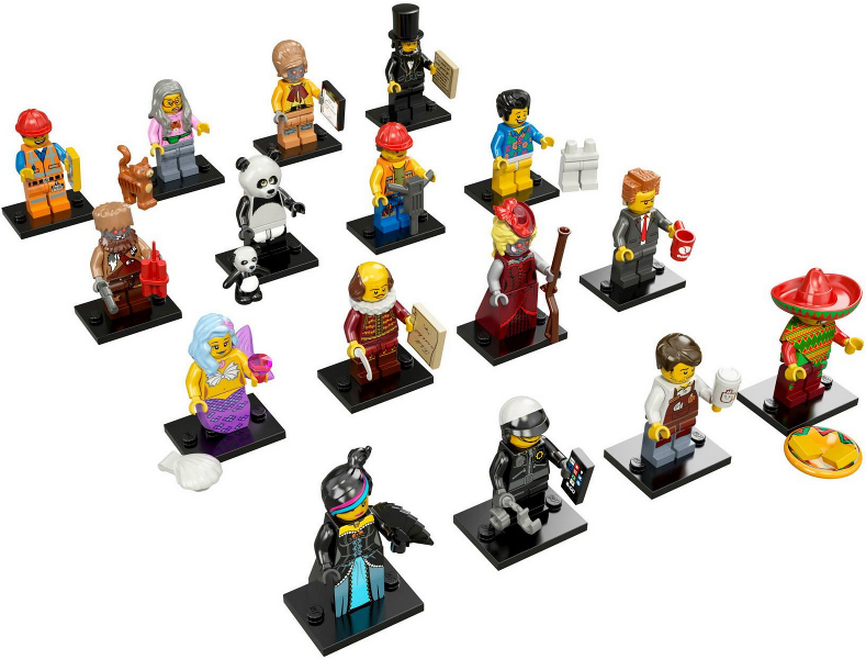 LEGO 71004-2 Minifigure, The LEGO Movie (Complete Series of 16 Complete Minifigure Sets)