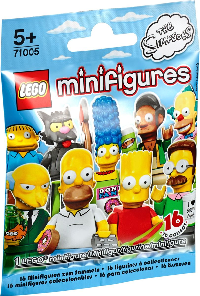 LEGO 71005 Minifigure, The Simpsons, Series 1 (Complete Random Set of 1 Minifigure)
