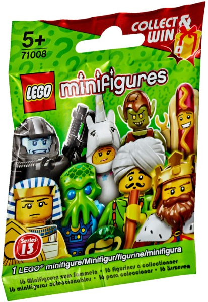 LEGO 71008 Minifigure, Series 13 (Complete Random Set of 1 Minifigure)