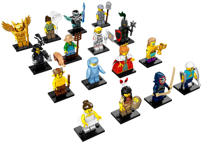 LEGO 71011-2 Minifigure, Series 15 (Complete Series of 16 Complete Minifigure Sets)