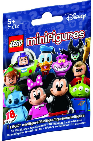 LEGO 71012 Minifigure, Disney, Series 1 (Complete Random Set of 1 Minifigure)