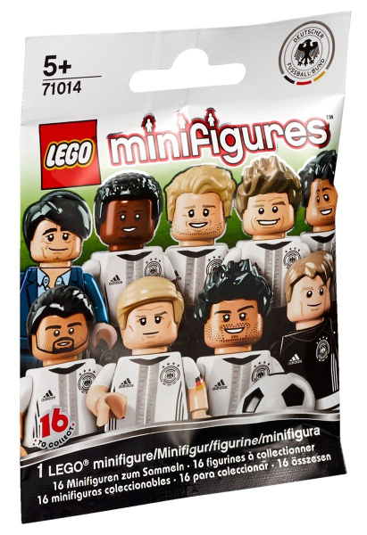 LEGO 71014 Minifigure, Deutscher Fussball-Bund / DFB (Complete Random Set of 1 Minifigure)