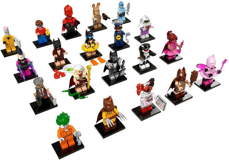 LEGO 71017-2 Minifigure, The LEGO Batman Movie, Series 1 (Complete Series of 20 Complete Minifigure Sets)