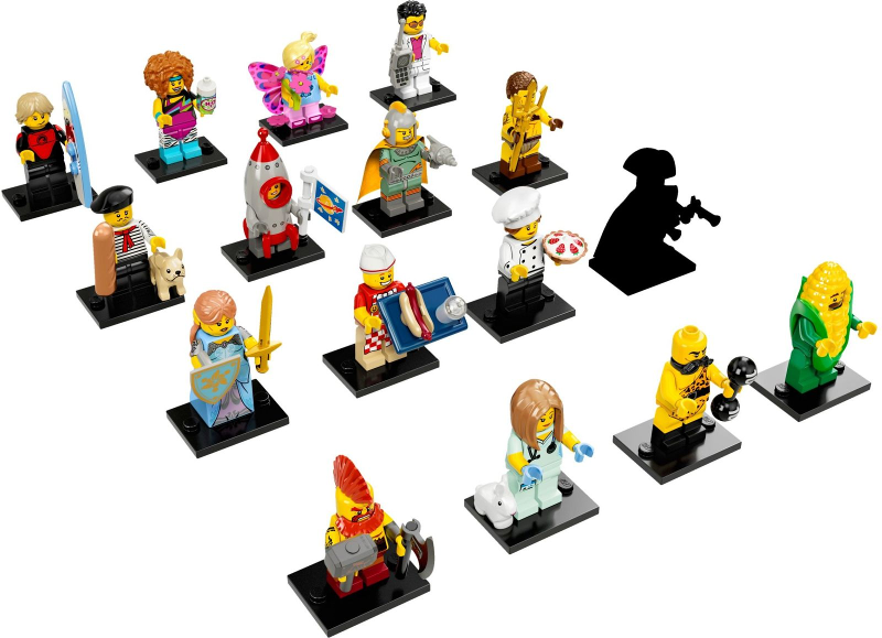 LEGO 71018-2 Minifigure, Series 17 (Complete Series of 16 Complete Minifigure Sets)