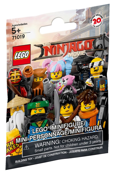 LEGO 71019 Minifigure, The LEGO Ninjago Movie (Complete Random Set of 1 Minifigure)