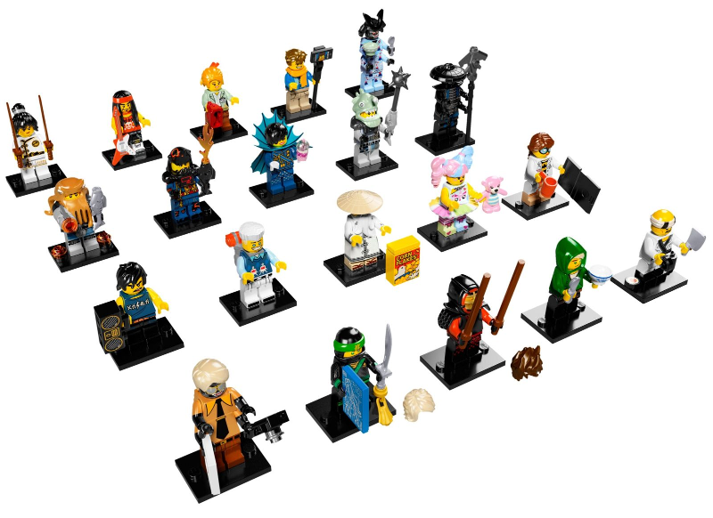 LEGO 71019-2 Minifigure, The LEGO Ninjago Movie (Complete Series of 20 Complete Minifigure Sets)