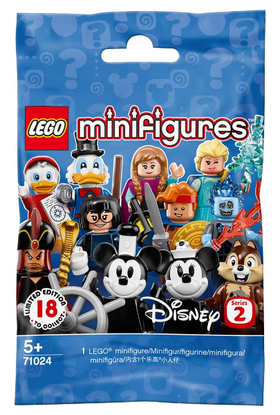 LEGO 71024 Minifigure, Disney, Series 2 (Complete Random Set of 1 Minifigure)