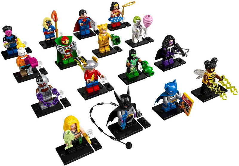 LEGO 71026-2 Minifigure, DC Super Heroes (Complete Series of 16 Complete Minifigure Sets)