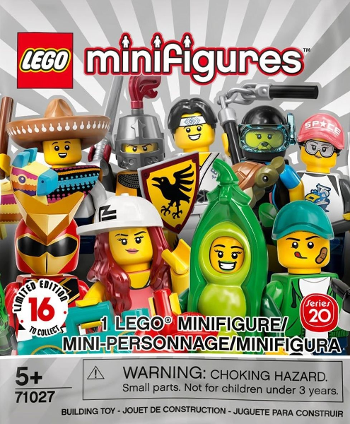 LEGO 71027 Minifigure, Series 20 (Complete Random Set of 1 Minifigure)