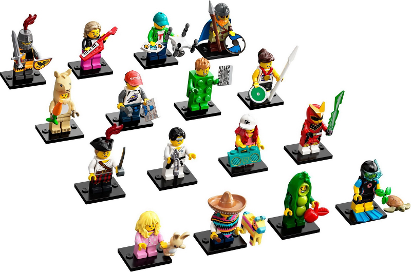 LEGO 71027-2 Minifigure, Series 20 (Complete Series of 16 Complete Minifigure Sets)