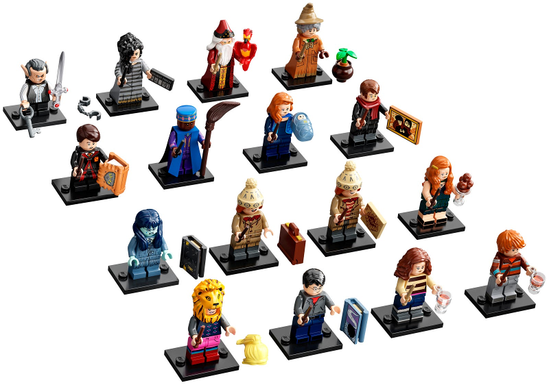 LEGO 71028-2 Minifigure, Harry Potter, Series 2 (Complete Series of 16 Complete Minifigure Sets)