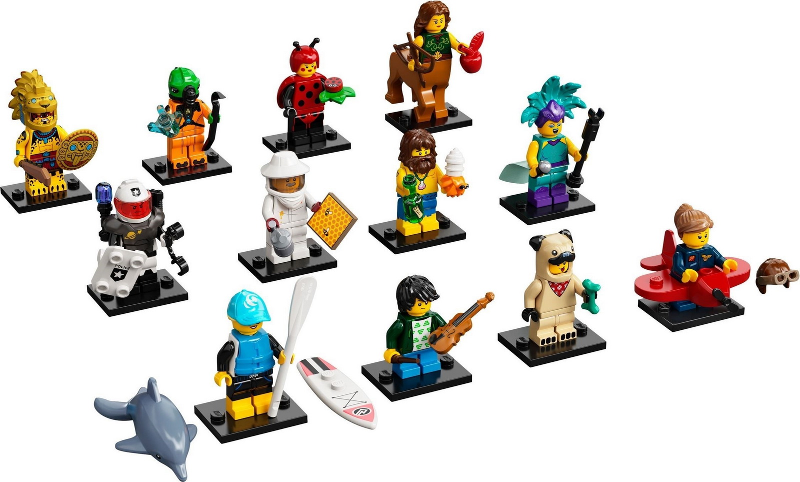 LEGO 71029-2 Minifigure, Series 21 (Complete Series of 12 Complete Minifigure Sets)
