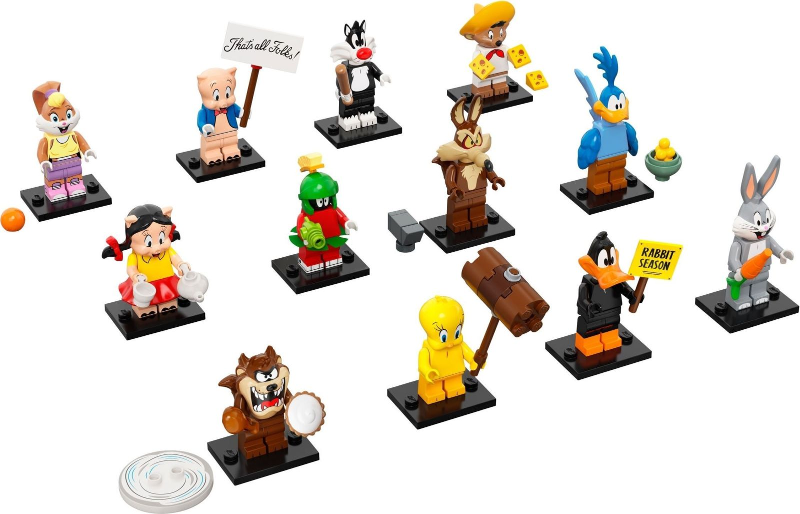 LEGO 71030-2 Minifigure, Looney Tunes (Complete Series of 12 Complete Minifigure Sets)