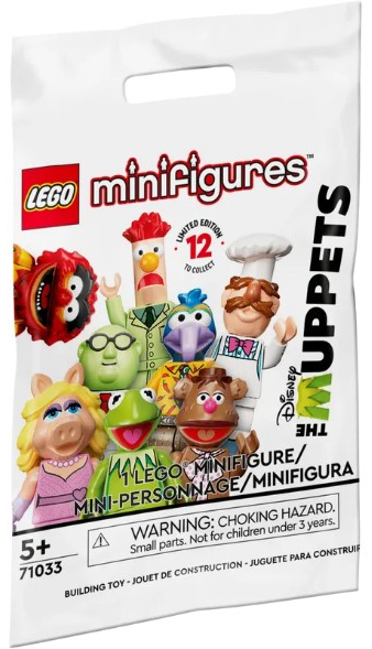 LEGO 71033 Minifigure, The Muppets (Complete Random Set of 1 Minifigure)