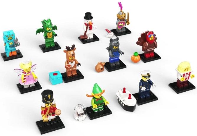 LEGO 71034-2 Minifigure, Series 23 (Complete Series of 12 Complete Minifigure Sets)