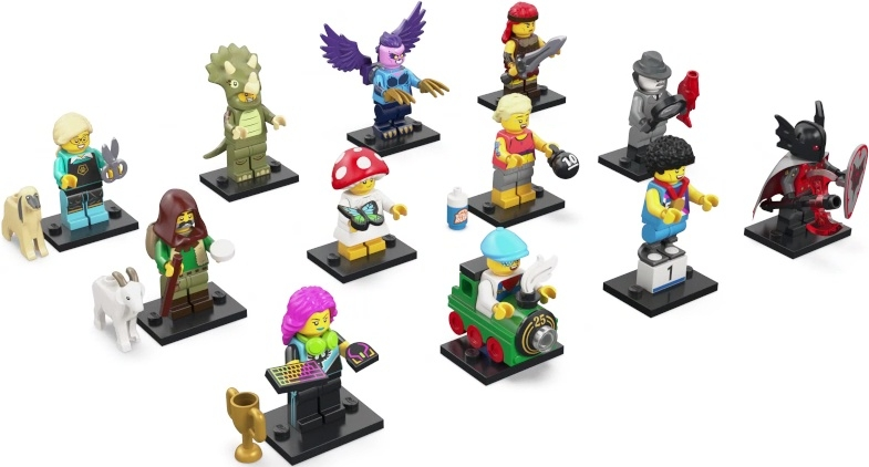 LEGO 71045-2 Minifigure, Series 25 (Complete Series of 12 Complete Minifigure Sets)