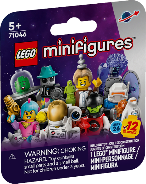LEGO 71046 Minifigure, Series 26 (Complete Random Set of 1 Minifigure)