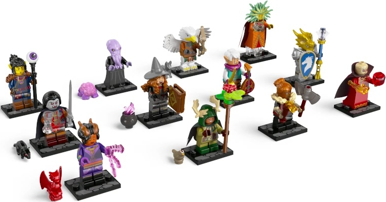 LEGO 71047-2 Minifigure, Dungeons & Dragons (Complete Series of 12 Complete Minifigure Sets)