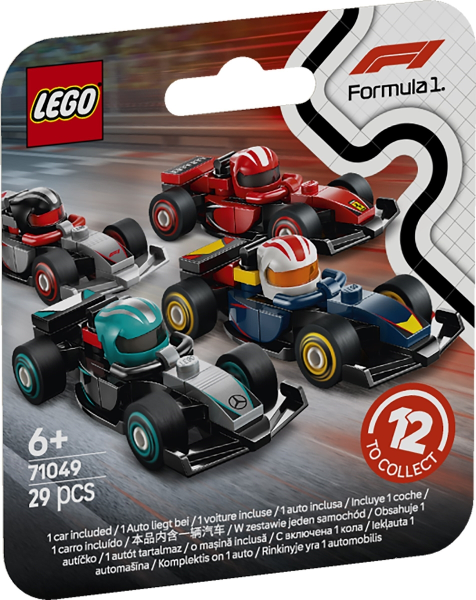 LEGO 71049 F1 Collectible Race Cars (Complete Random Set of 1 Race Car)