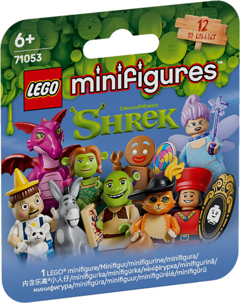 LEGO 71053 Minifigure, Shrek (Complete Random Set of 1 Minifigure)