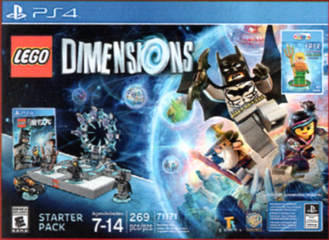 LEGO 71171-4 Starter Pack - Sony PS4 with Aquaman Fun Pack (Toys "R" Us Exclusive)