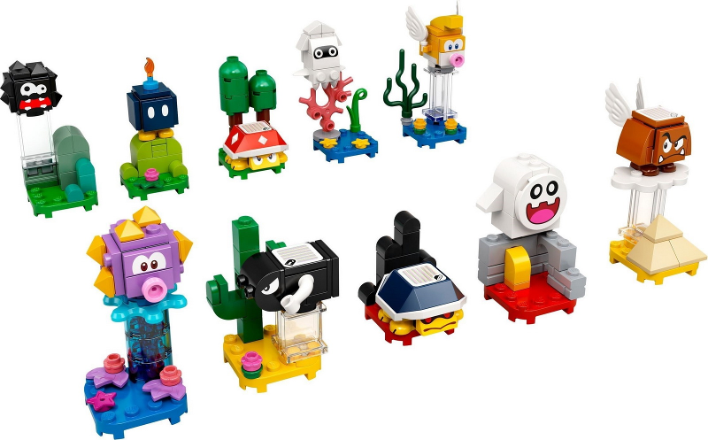 LEGO 71361-2 Character, Super Mario, Series 1 (Complete Series of 10 Complete Character Sets)