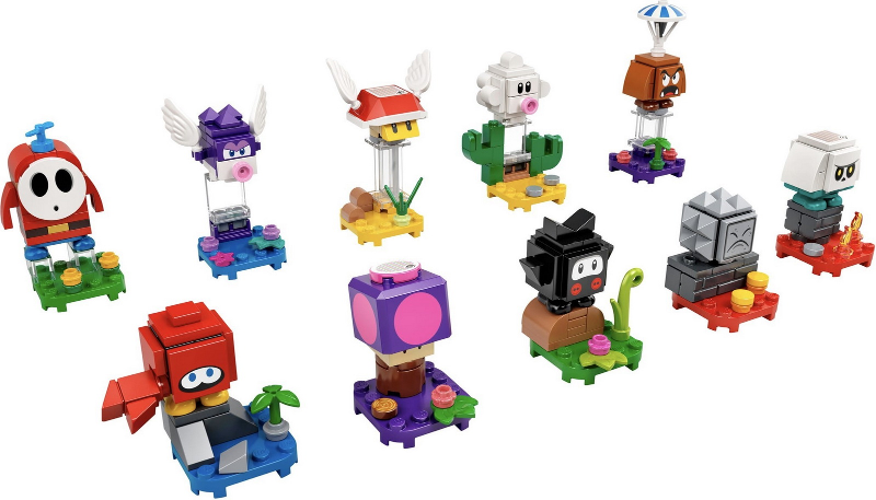 LEGO 71386-2 Character, Super Mario, Series 2 (Complete Series of 10 Complete Character Sets)