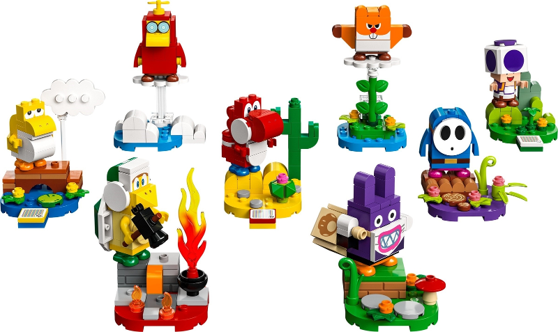 LEGO 71410-2 Character, Super Mario, Series 5 (Complete Series of 8 Complete Character Sets)