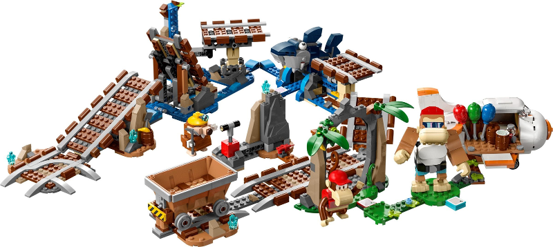 LEGO 71425 Diddy Kong's Mine Cart Ride - Expansion Set