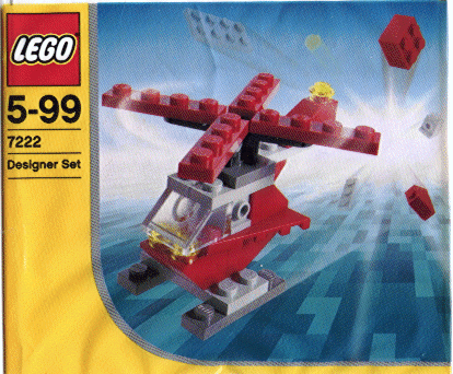 LEGO 7222 Small Red Helicopter polybag