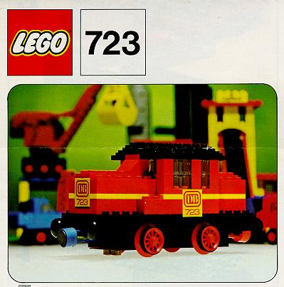 LEGO 723-2 Diesel Locomotive with DB Sticker