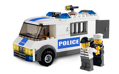LEGO 7245-2 Prisoner Transport - Blue Sticker Version
