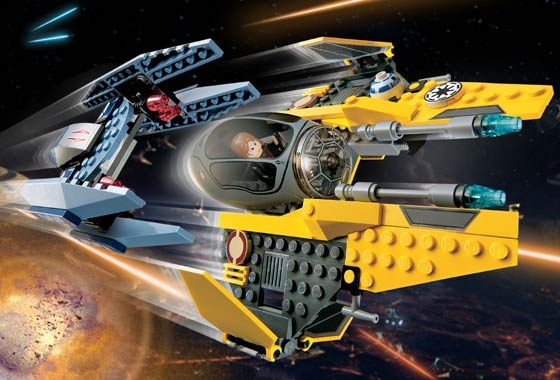 LEGO 7256 Jedi Starfighter & Vulture Droid